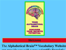 Tablet Screenshot of alphabeticalbrain.com